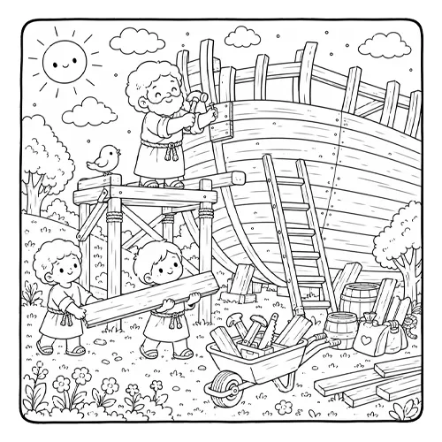Bible Stories — Volume 1 — sample coloring page 2